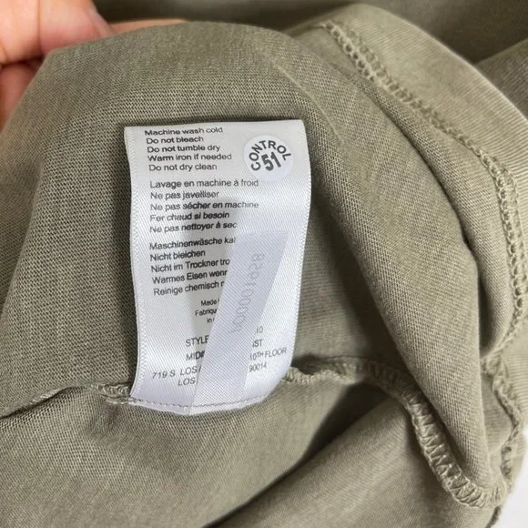 Anine Bing Tanner Tank In Green - Picture 8 of 13